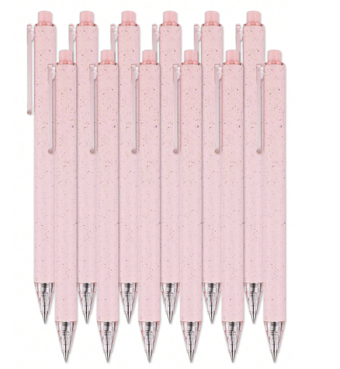 Pink Ballpoint Gel ink pen set
