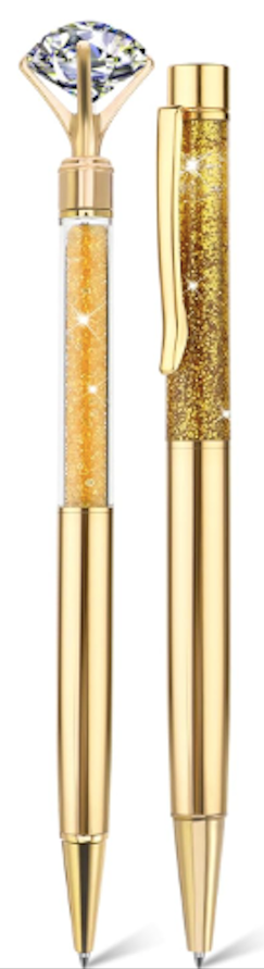 Set of 2 Golden Ballpoint pen