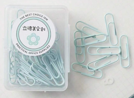 Macaron Colored Paper Clips