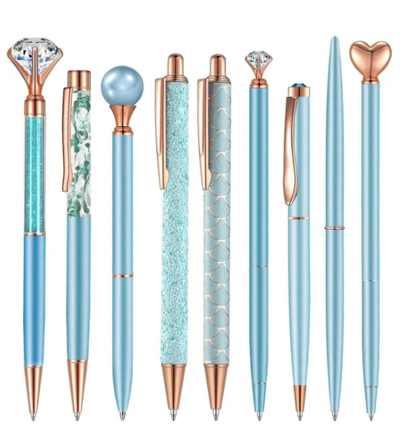 Blue Ballpoint Pen Set