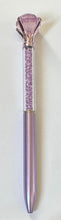 Load image into Gallery viewer, Metalic diamond top pen
