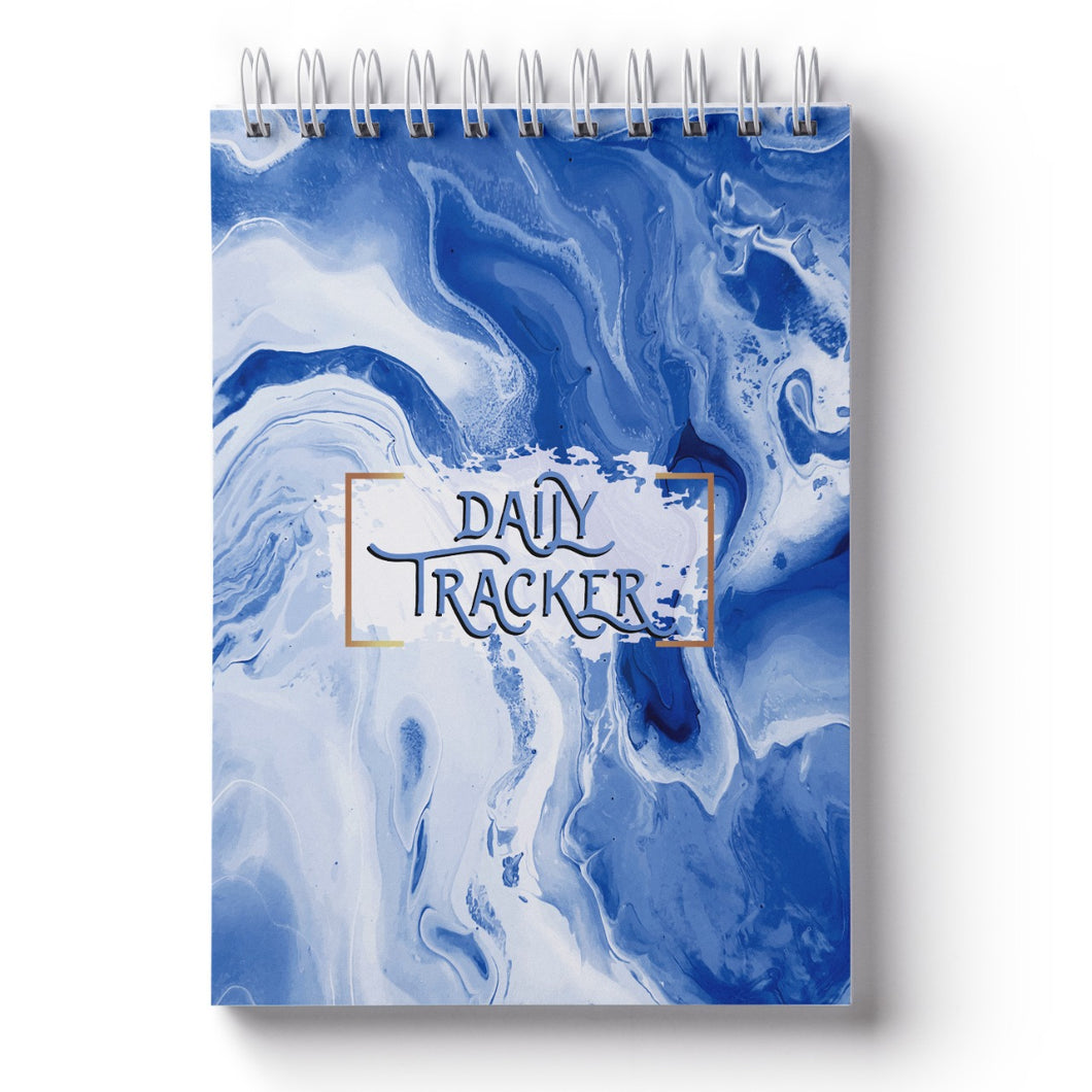 Blue/White Marble Daily Tracker