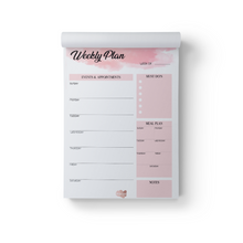 Load image into Gallery viewer, Watercolour Weekly Planner

