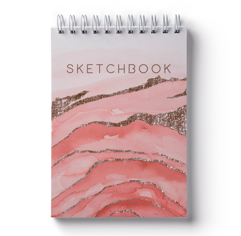 Light Pink A4 Sketchbook