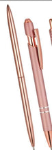 Load image into Gallery viewer, Rose Gold Diamond Pen Set
